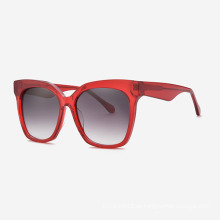 Gafas de sol cuadradas clásicas de acetato de gran tamaño para mujer